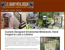 Tablet Screenshot of graneymetaldesign.com